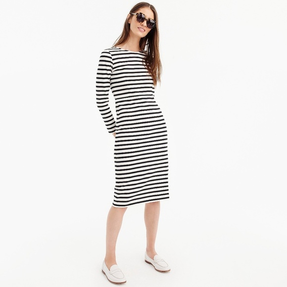 j crew midi dress